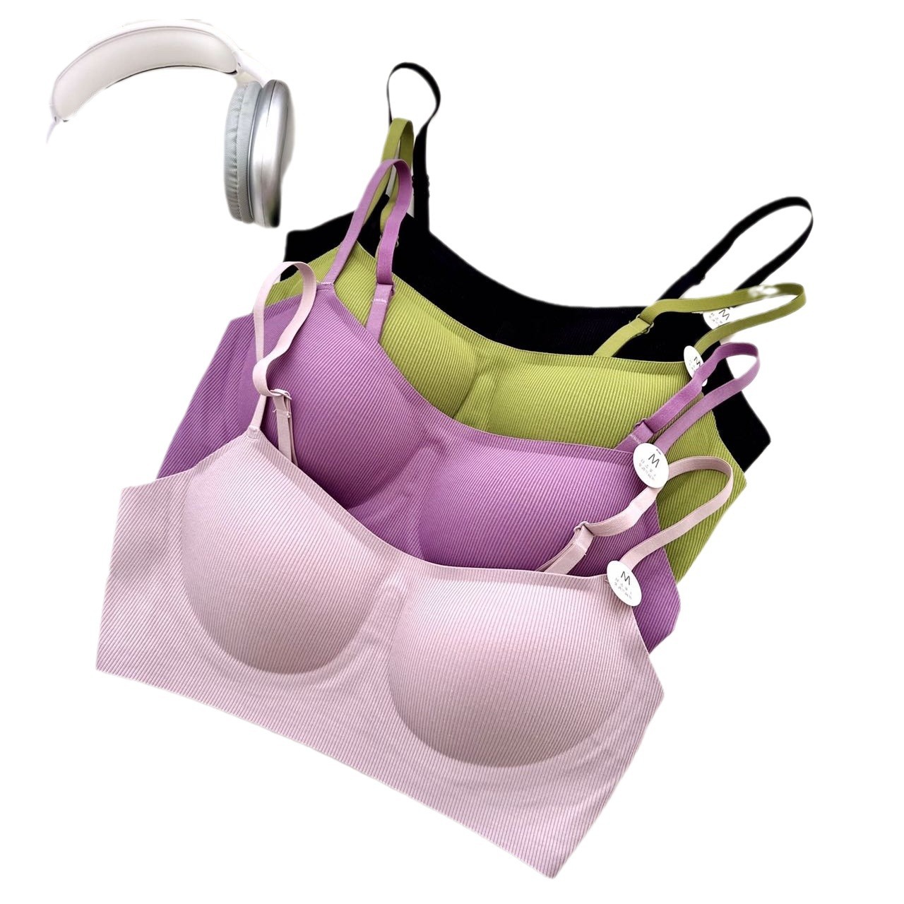 No deja marcas, antiluz, fruncido, copa fina, tira de gelatina, sin anillo de acero, soporte suave, leche auxiliar, taza tridimensional, ropa interior, sujetador femenino