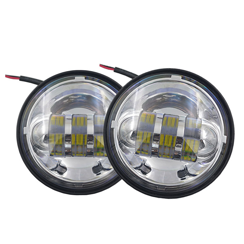 Suitable for Cross-Border Harley Turn Signals, 4.5inch Fog Lights, Led Auxiliary Lights, Wrangler Car Modified Headlights, Front Fog Lights