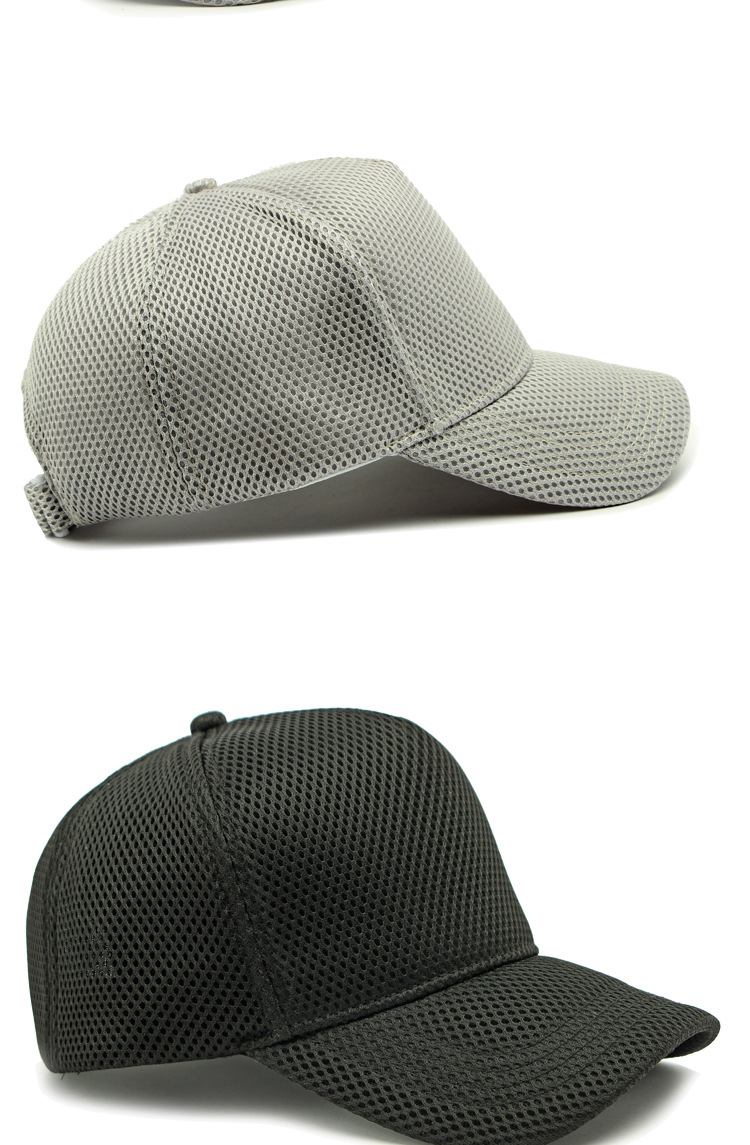 Herren Trucker Caps mit großer Krone, atmungsaktiv, Vollnetz, Snapback, Baseballkappen, Sonnenschutz, Outdoor, Übergröße 56-64cm – Detail 10