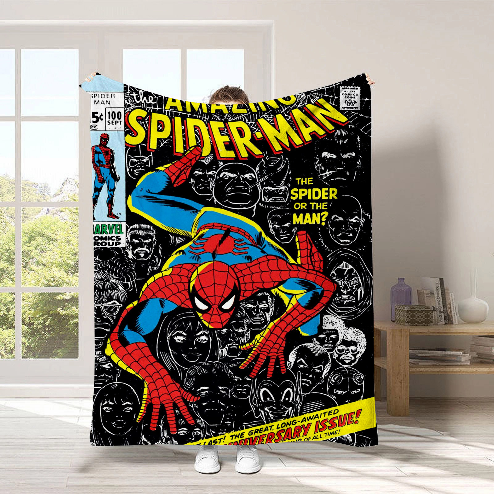 Nuevos productos Spider-Man - Marvel Avengers mantas sofá acondicionado mantas engrosadas mantas impresas fabricantes