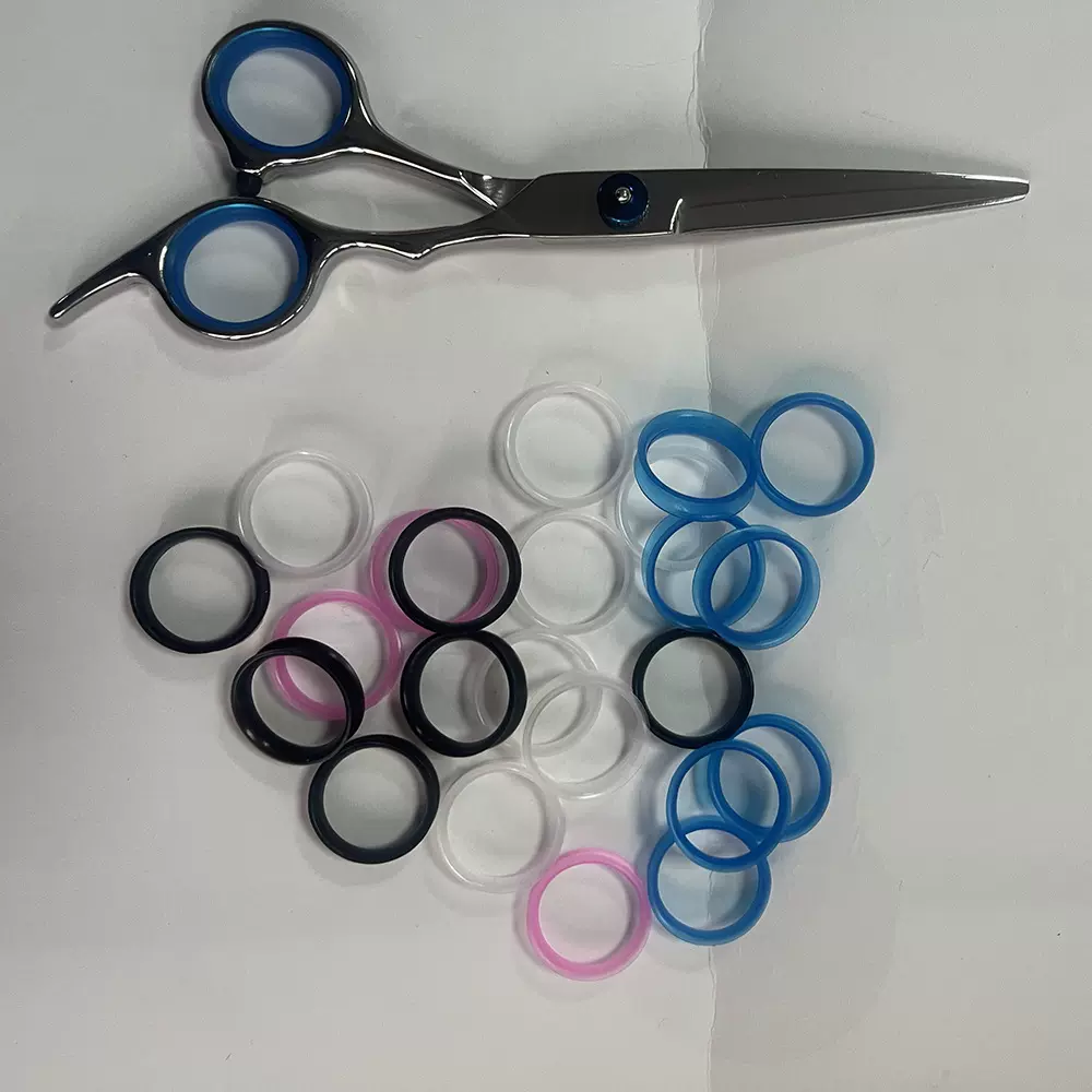 剪刀圈圈美发指圈各种型号配件理发宠物指圈通用型美容工具裁剪