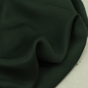 Spring and Autumn Dark Green Encrypted Linen Fabric Pure Linen Suit suit Fashion Gown dress Fabric Draping