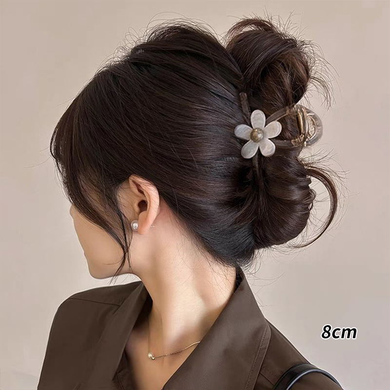 2026 nuevo clip de agarre de alto nivel lindo coreano cabeza trasera clip de cabello toque de cabello gran exquisito clip de tiburón clip de cabello image 62