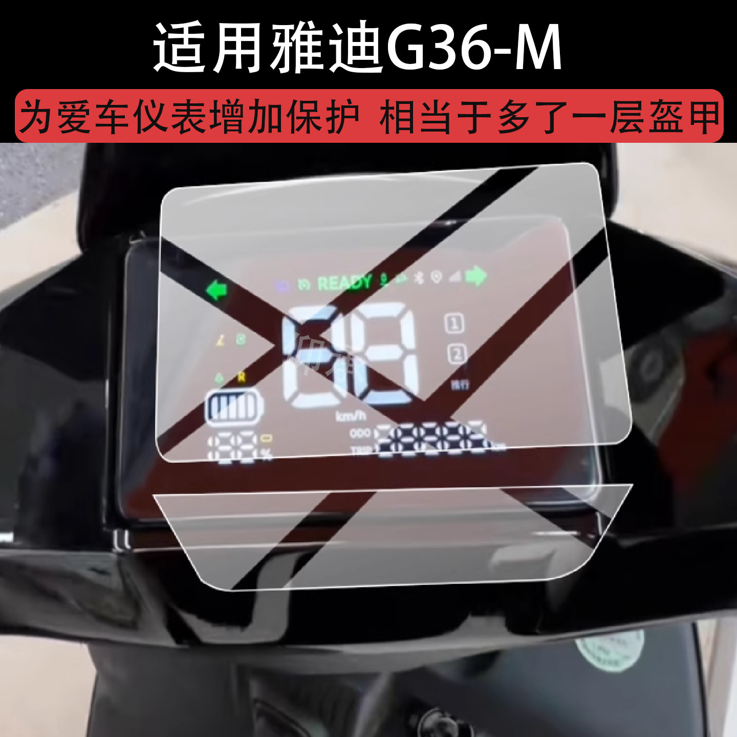 Suitable for Yadi G36-M Instrument Film Yadi G36 Electric Vehicle Lcd Protective Film 25 New G36 Screen Film