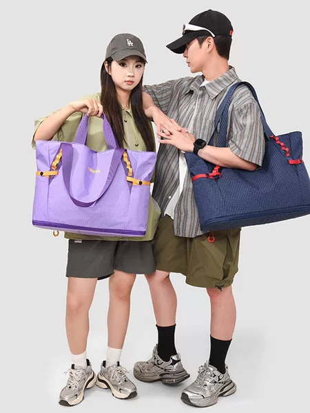 Wholesale lightweight large-capacity travel bag, unisex fitness yoga bag with separate compartments for wet and dry items, shoulder bag for organizing luggage