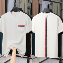 夏季短袖T恤中青年男士休闲圆领薄款体恤透气百搭运动男装东润电