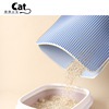 Cat sand cushion double layer of waterproof folding filtering EVA honeycomb anti -splattered toilet mat, cat pet supplies