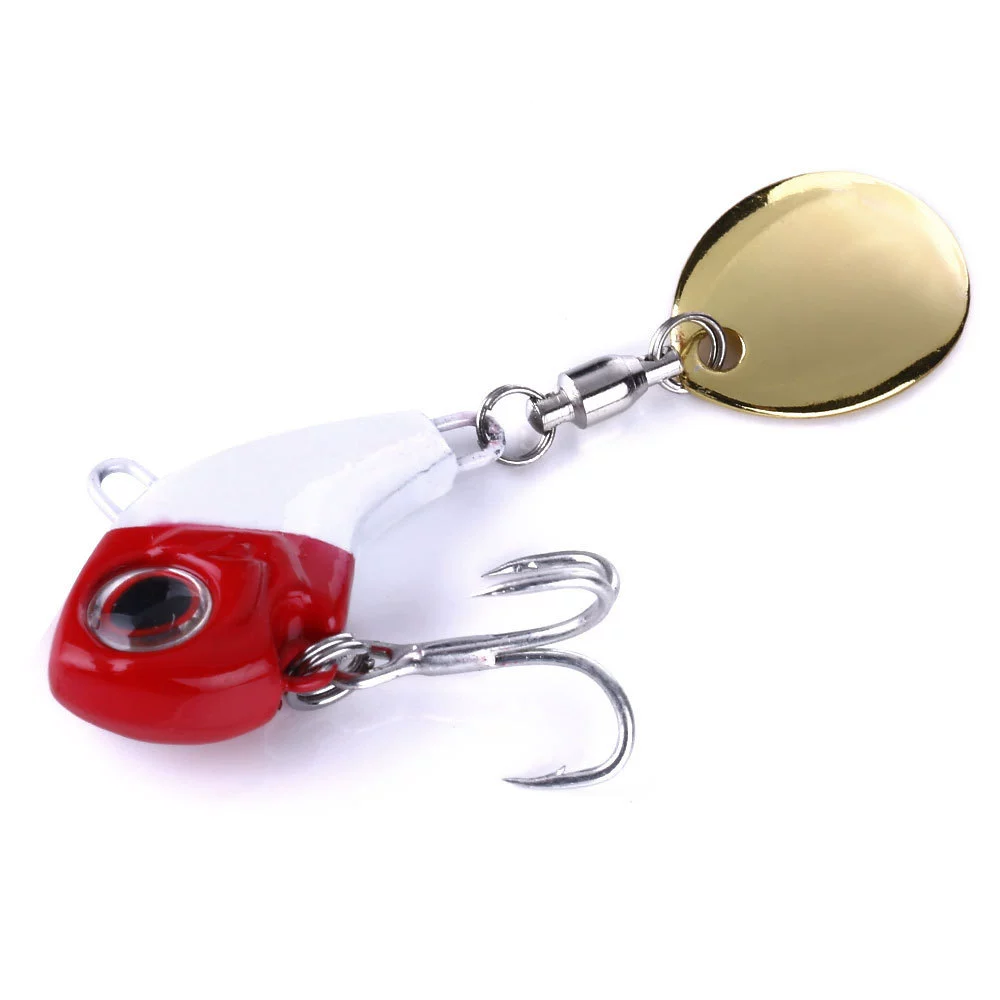 Приманка VIB lure Aoyuan 9–22 г, вращающаяся металлическая лезвие с блестками, дальний заброс