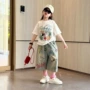 夏季女童涂鸦时尚t恤