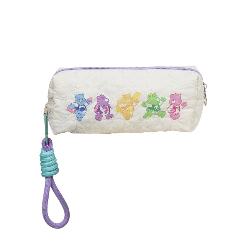 Yayi/carebears милый медведь большой емкости сумка для карандашей Женская 2023ins Студенческая сумка для канцелярских принадлежностей сумка для карандашей