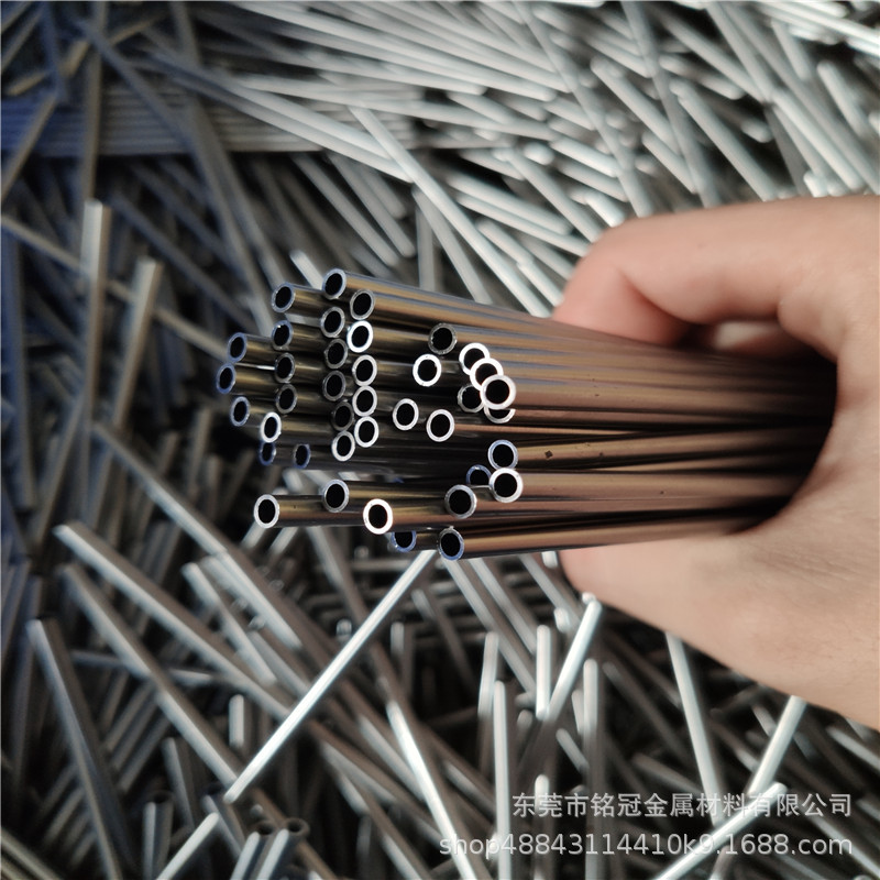 SUS201不锈钢圆管薄壁不锈钢装饰管硅胶不锈钢套管5.8*1.2mm切割