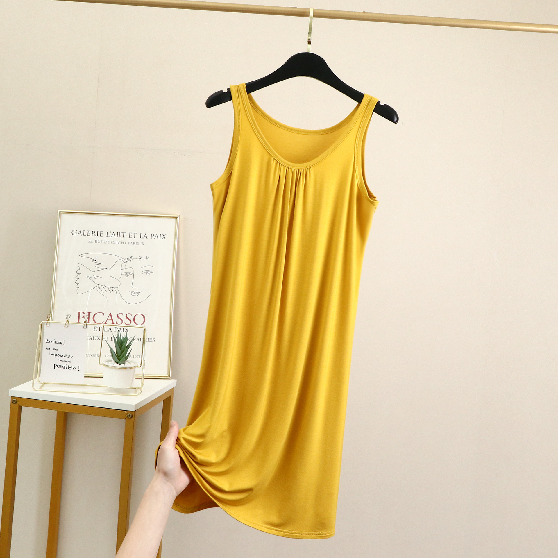 Bright yellow
