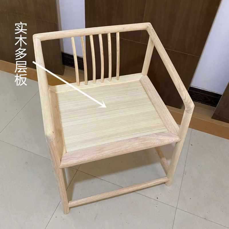 新しい中国風の無垢材の椅子、ウッドホワイトの背もたれ椅子、腰椎椎間板を和らげる椅子、バルク配送、禅椅子、アンティーク|undefined