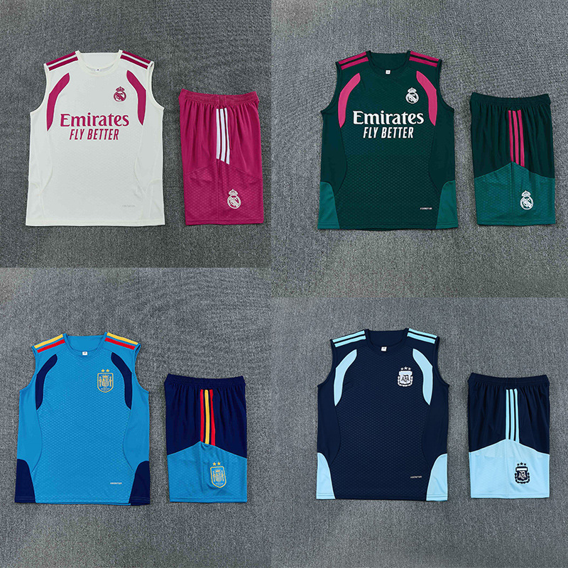 Real Madrid jersey, Mbappe, Argentina, Spain, Yamal, football vest, training suit