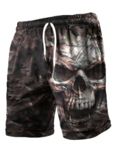 F 82021 Men's Printed Beach Shorts ��ʿɳ̲�� ŷ������羳