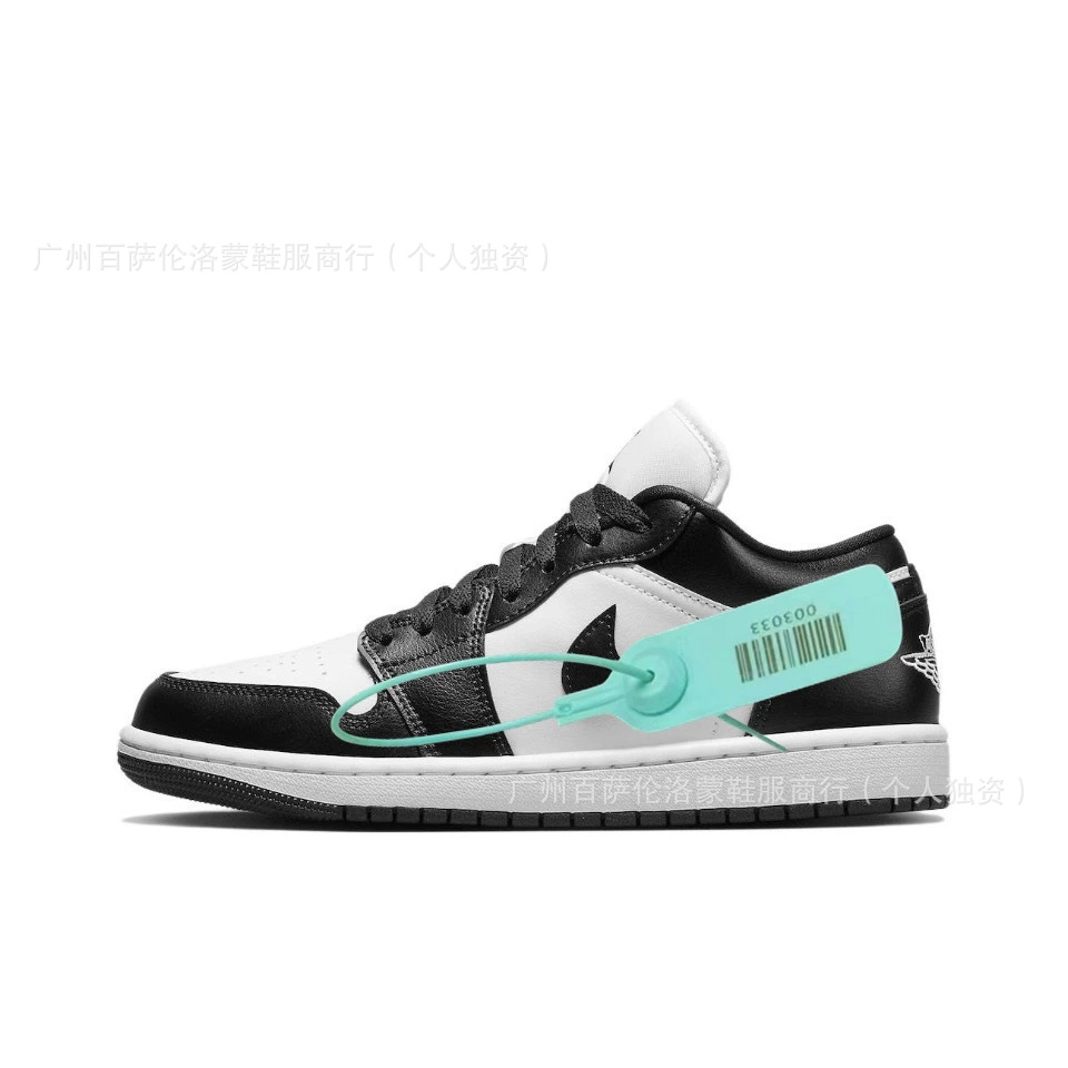 Aj1 top layer leather-black and white panda