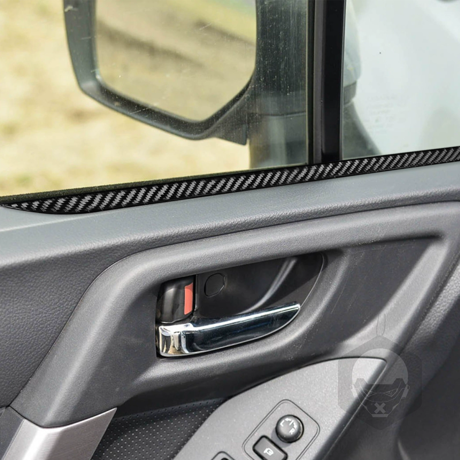 Подходит для Subaru Forest Carbon Fiber дверь декоративные наклейки наклейки для интерьера автомобиля