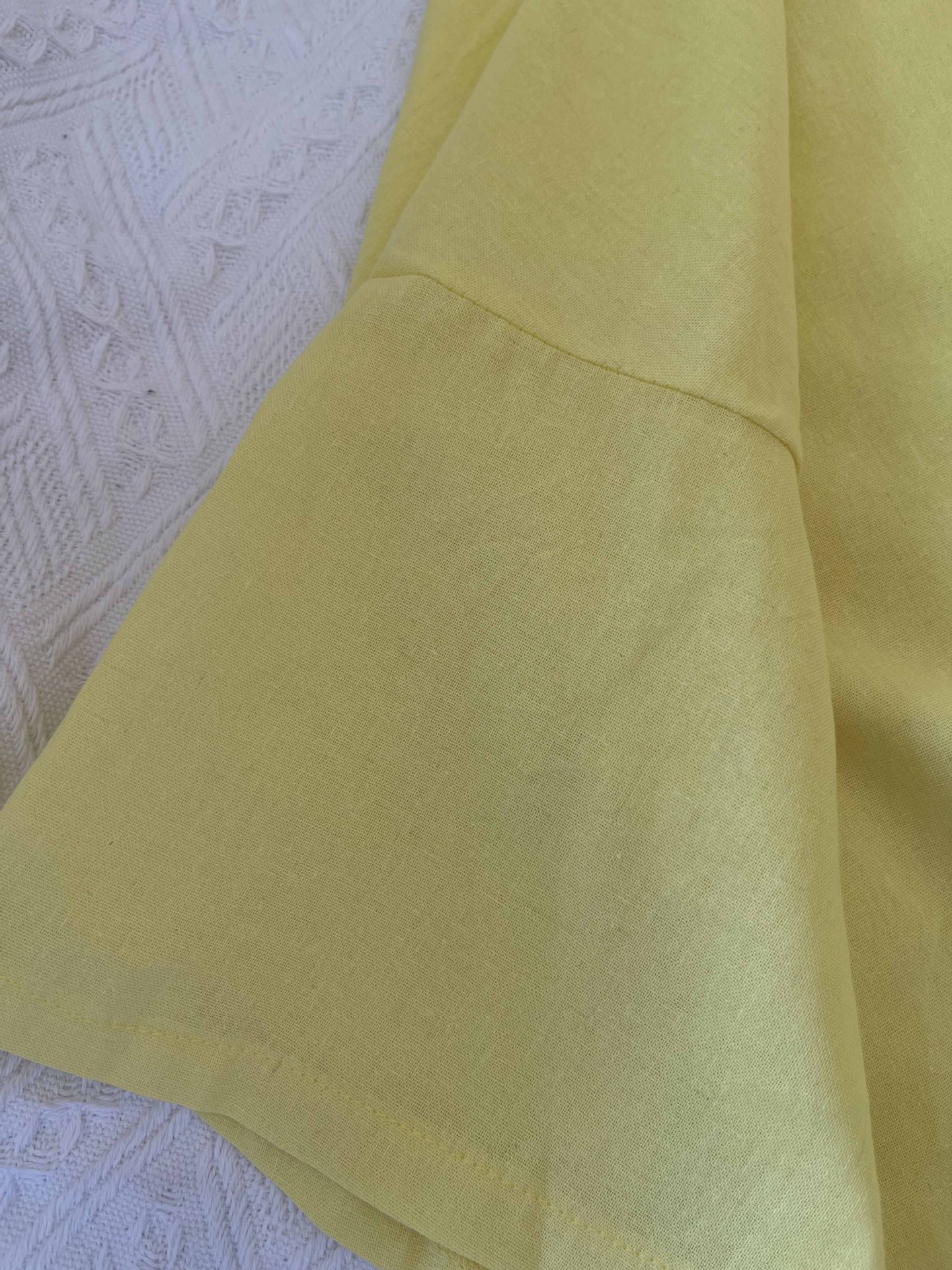 2026 Shein Independent Site European And American Cross-border Casual Slit Cotton-linen Top New Hot-selling Item_ecoleips.com