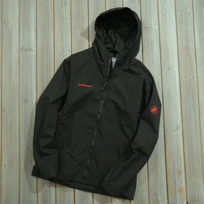 25 Spring and Autumn New Mammoth Men's and Women's Couple Hooded Windproof and Water-Repellent Jackets Jackets Casual and Easiest for Match