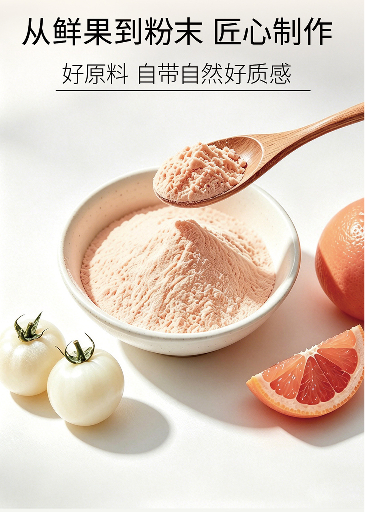 White Tomato Solid Drink with Blood Orange Vitamin C and E Fruit and Vegetable Powder 50g quality and texture