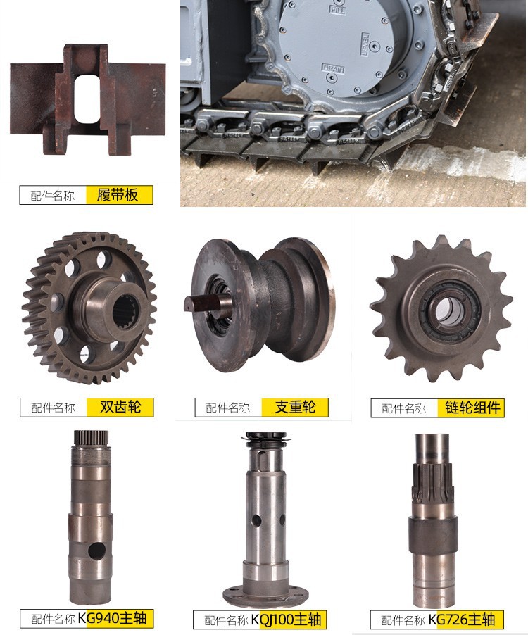 Mining Drilling Rig Parts: Oil Cylinder Kg726, Motor Main Bearing, Sealing Ring, Anti-Wear Plate, Rotary Unit, Multi-Way Valve