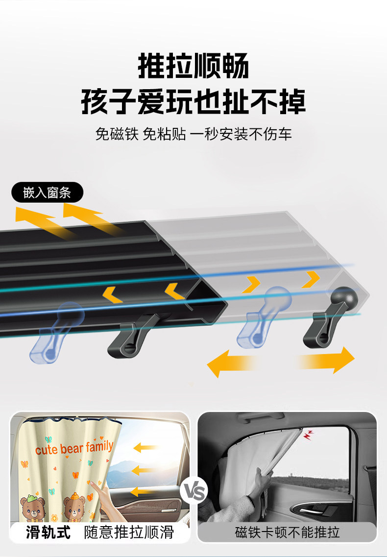 Car Curtains, Sunshades, Glass Car Curtains for Sleeping, Children's Car Curtains, Special Car Curtains for the Rear of the Vehicle, Van Car Curtains