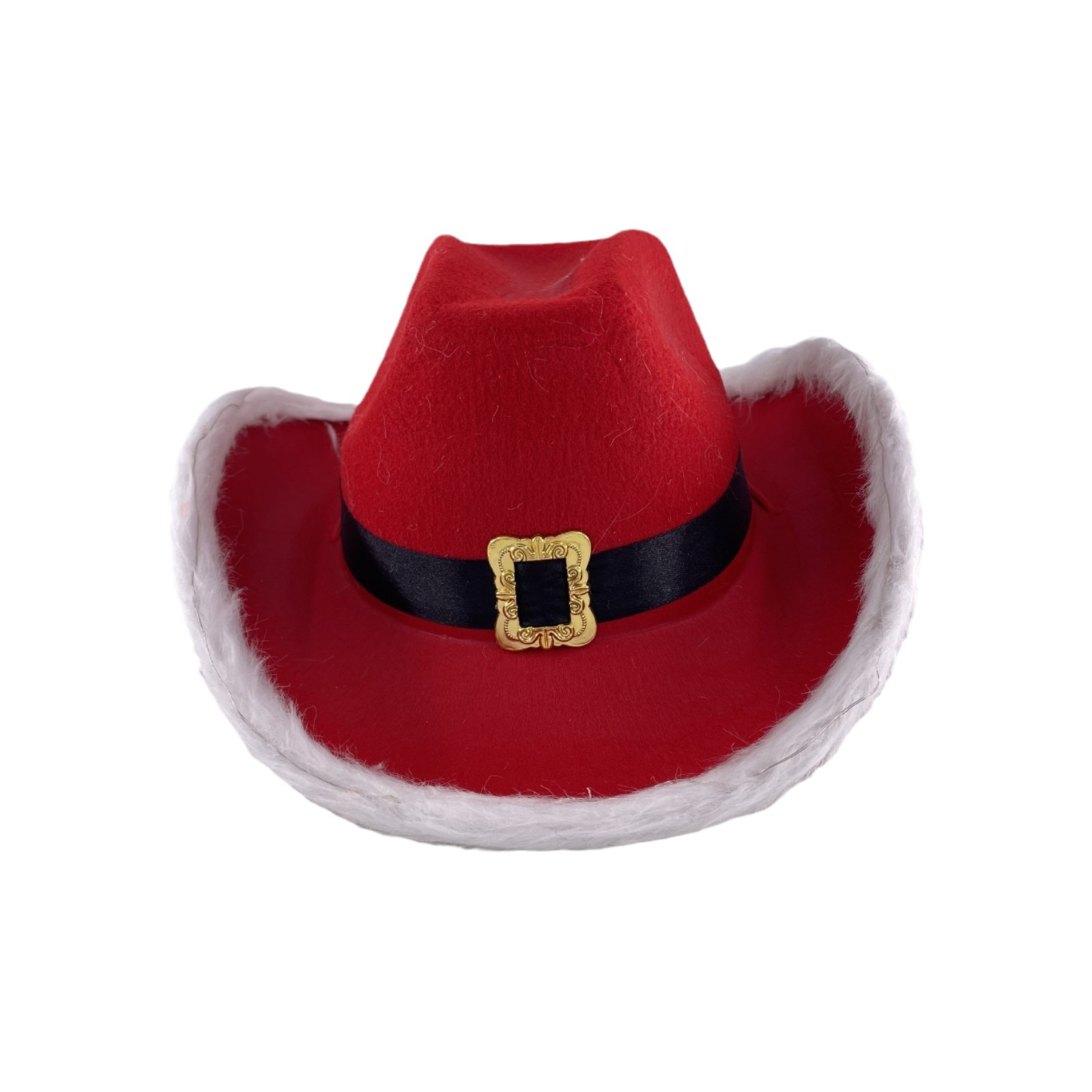 LED navidad pluma lámpara decoración de vaquero sombrero fiesta LED iluminante navidad dorada sombrero de lámpara