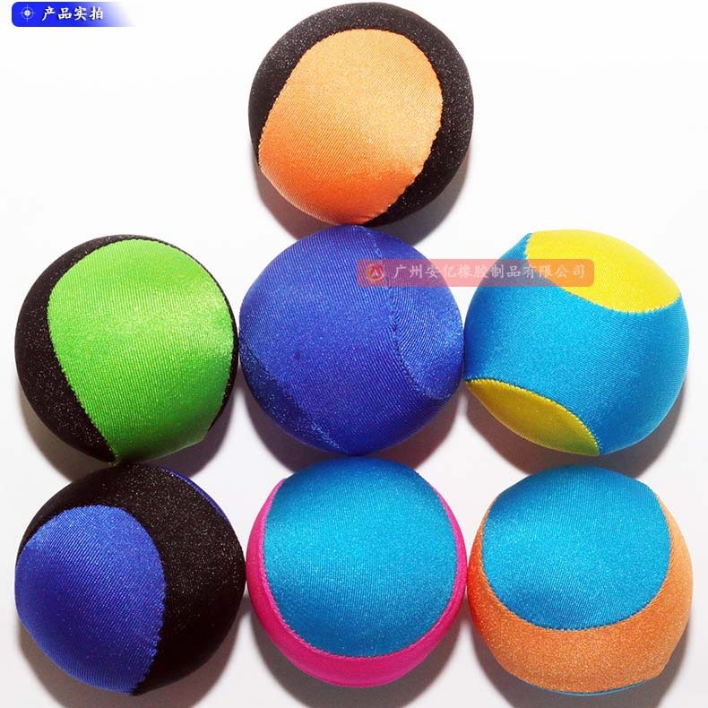 生产TPR/E包布健身球握力球软胶内胆莱卡面料手感好加香提神