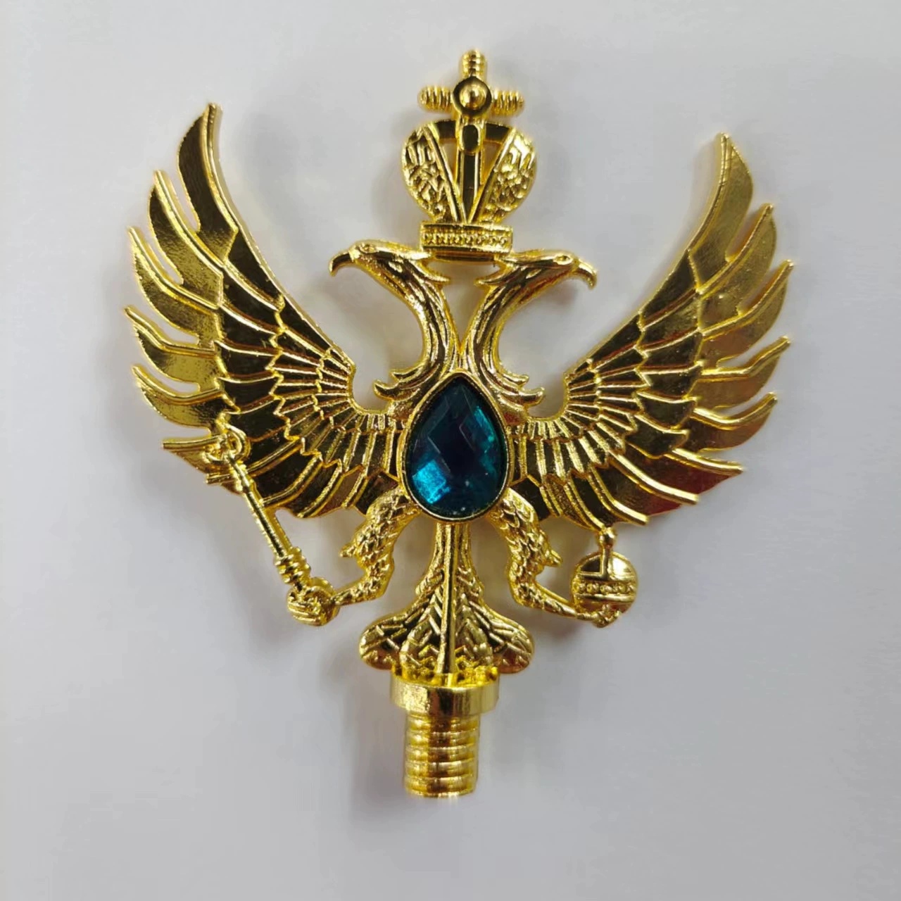 Ретро металлическая ручка, печать камня, с камнем