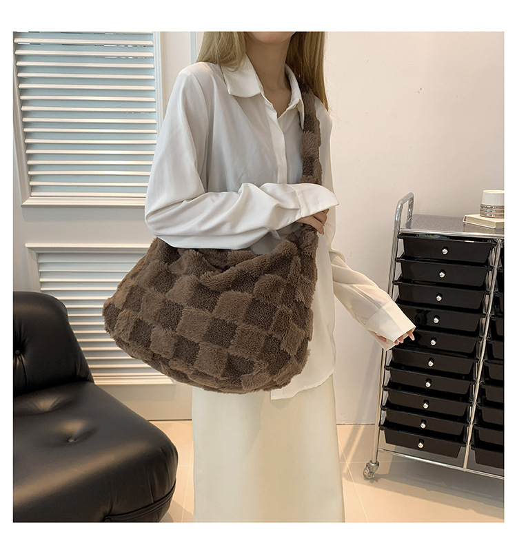 Women's Shoulder Bag Casual Fashion Solid Colour Handbag_voghion.com
