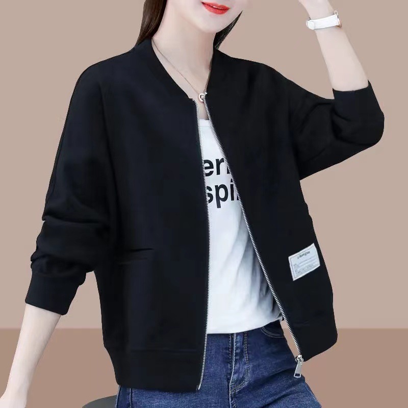 여름 새로운 얇은 코트 어머니 옷 여성 봄과 가을 한국 스타일 느슨한 올매치 슬림 핏 카디건 여성 코트