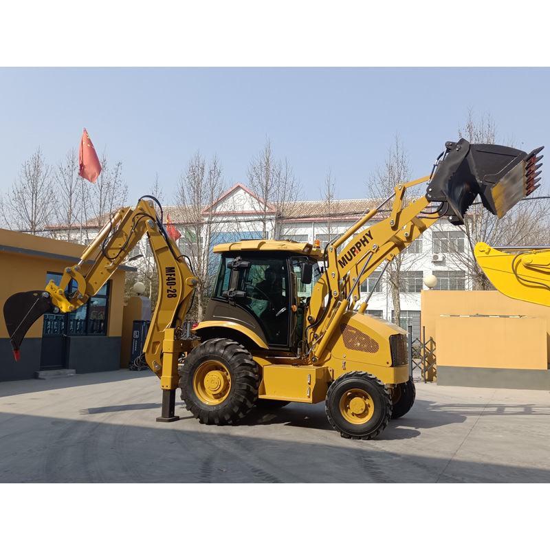 两头忙挖掘装载机农用工程前挖后铲挖机小型全新挖掘装载机