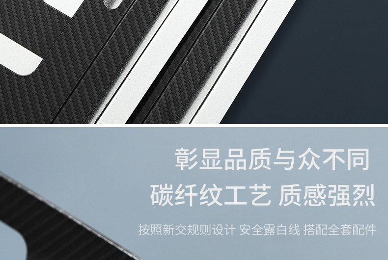 Suitable for Bmw License Plate Frame New 3 Series 5 Series 1 Series 7 Series Car License Plate Frame X1x3x5x6x4 License Plate Frame