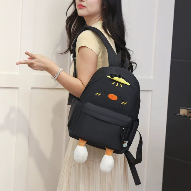 Летний новый милый рюкзак с цыплятами, супермилый холщовый рюкзак для школьников, вместительный школьный рюкзак, мягкий рюкзак для путешествий для девочек