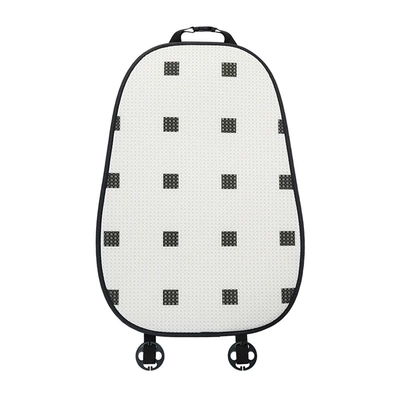 Seat cushion, seat cover: Half-Pack Car Seat Cushion, High-End - honeycomb-black-plaid-seat-cushion-and-backrest