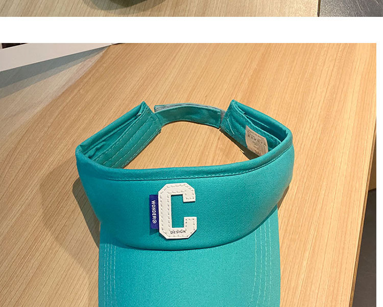 Damen Sommer Sonnenvisier Baseball Cap Mit C Buchstaben Design_voghion.com