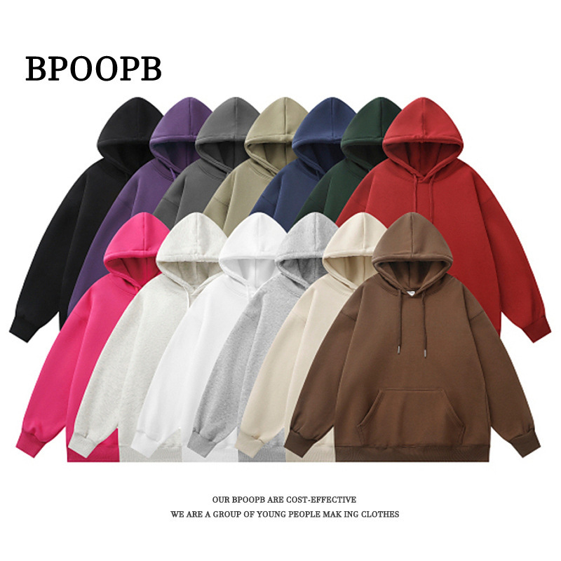 Super plus size 150.00kg Wearing OVERSIZE Cross-border Export Men's Shoulder Loose Solid Color Light Edition Hooded Sweat Super plus size 150.00kg Wearing OVERSIZE Cross-border Export Men's Shoulder Loose Solid Color Light Edition Hooded Sweat