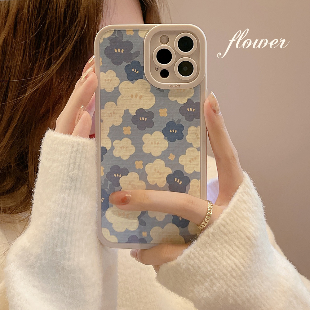 Flor iphone15 Apple 14 funda para teléfono móvil al por mayor 13promax Angel Eye 11 funda suave 16 aplicación literaria 12