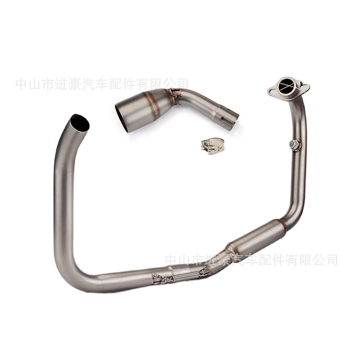 Motorcycle Exhaust Pipe Modification Tnt125 Front Section Middle Section Stainless Steel Front Exhaust Tail Section Factory Direct Sale