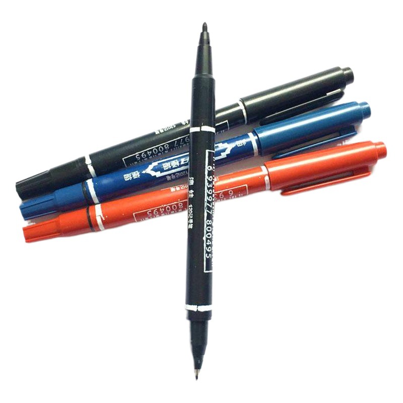 Papelería al por mayor Aowa a base de agua pequeño marcador de doble cabezal dibujo para niños gancho de dibujo pluma de marca de gran capacidad al por mayor