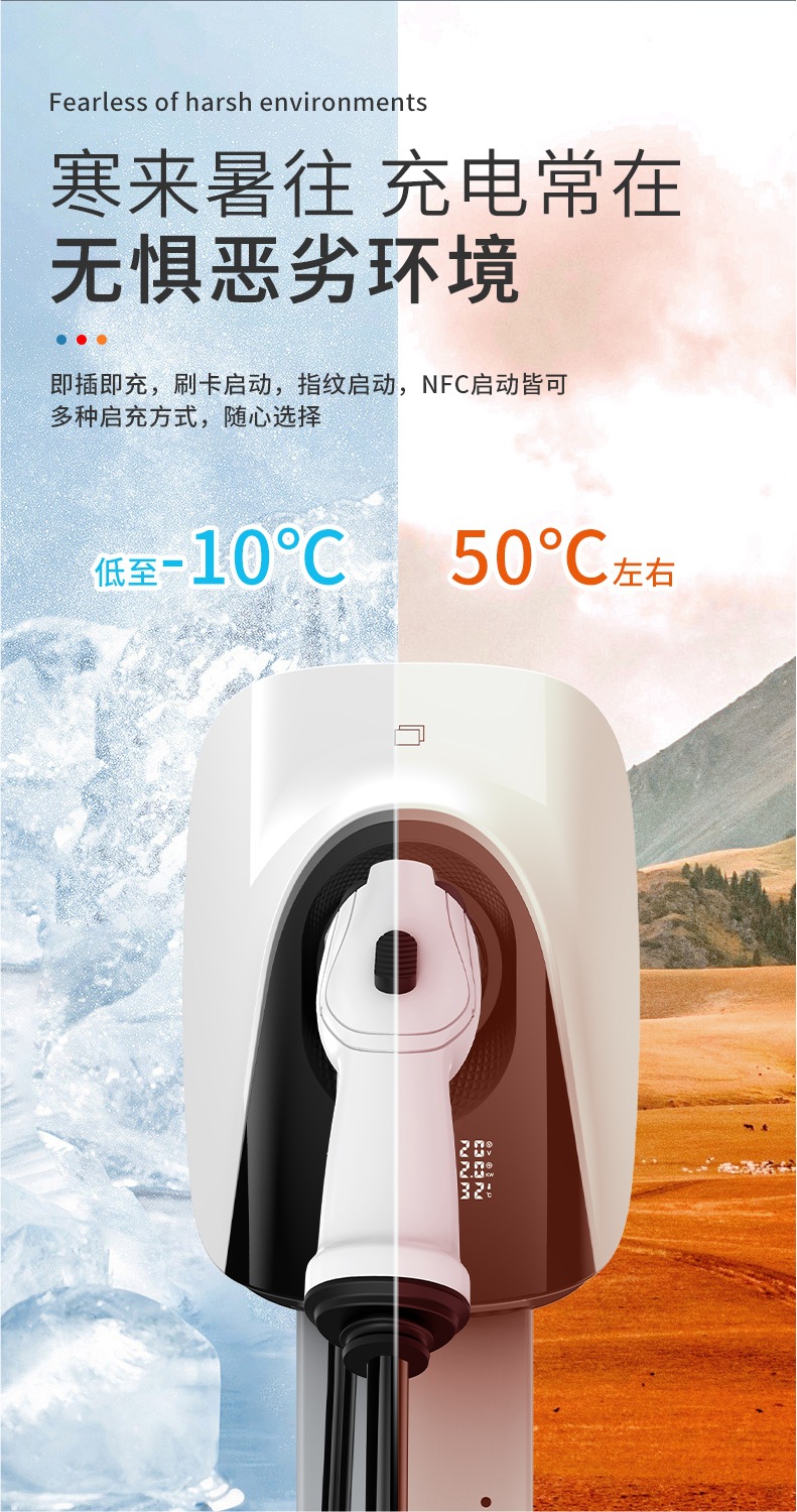New Energy Electric Vehicle Charging Pile for Home and Commercial Use 7Kw Fast Charging Tesla Byd Wuling Mini Universal