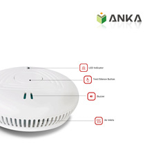 工厂直销10年电池 烟感警报器烟雾感应报警器符合荷兰 欧洲标准