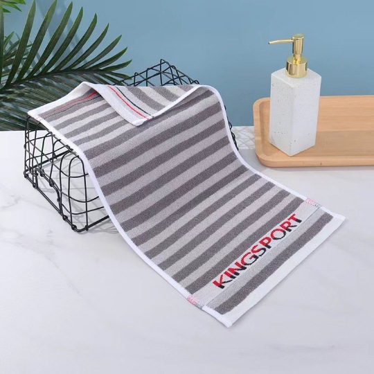 Toalha de rosto em algodão para crianças absorvente xadrez_voghion.com