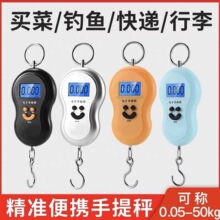 手提秤吊秤电子秤称重器高精准度50kg便携式迷你快递买菜口袋小秤