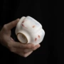 功夫手绘汝瓷鱼儿茶杯