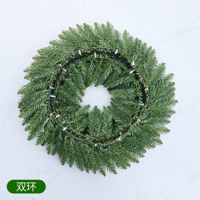 30/40/45/50/60CM centro comercial ventana del hotel Navidad Círculo Guirnalda DE LA ROTA De La guirnalda de Navidad transfronteriza