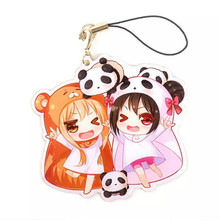 新款生产儿童书包卡通挂件 不锈钢彩色印刷手机吊饰 动漫图案设计