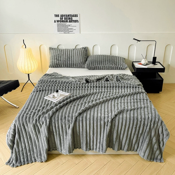 Rabbit plush light gray