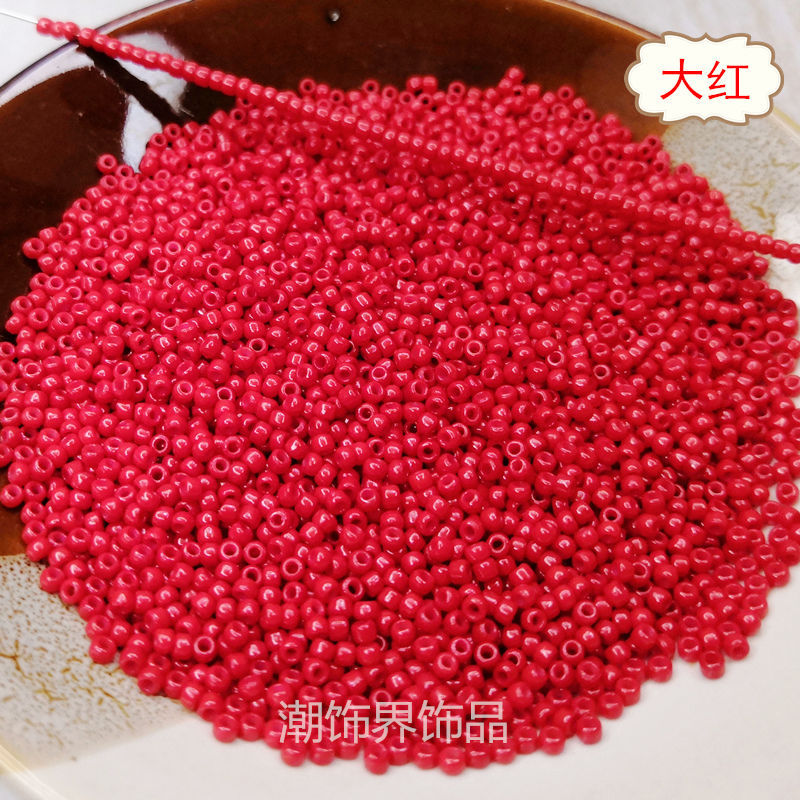 고품질 국내 최고 품질 2MM 솔리드 컬러 쌀 구슬 손으로 구슬 DIY 구슬 술 머리핀 느슨한 구슬 소재 LONGQUAN