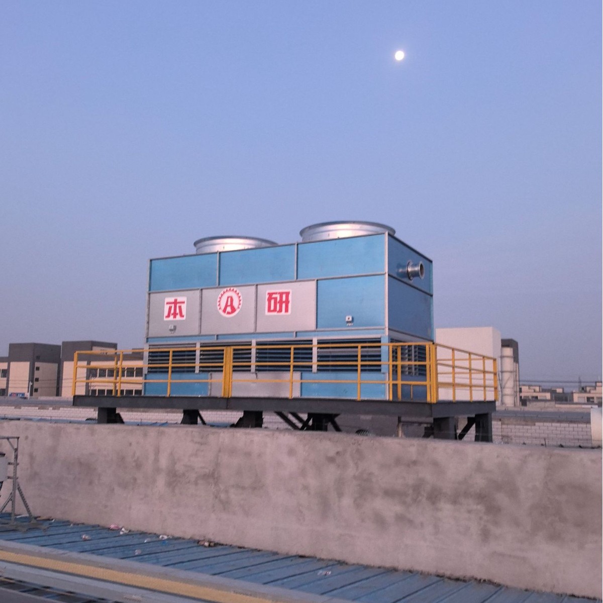 电镀行业设备降温用全钢冷却塔运行稳定占地小